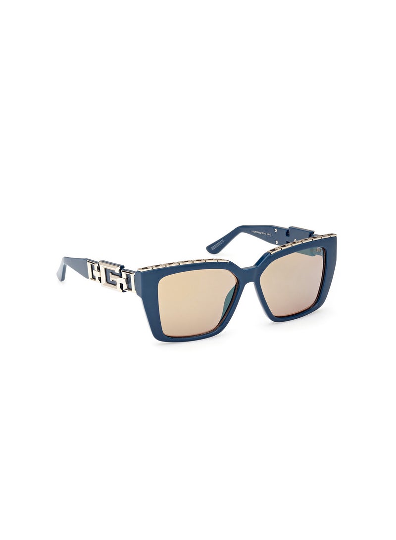 GUESS Women's UV Protection Square Sunglasses - GU791590G55 - Lens Size: 55 Mm - Image 3